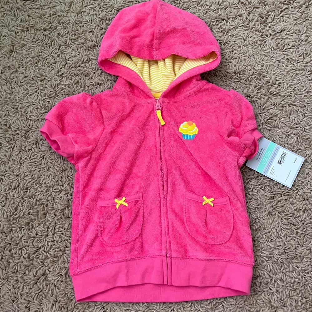 NEW Carters pink cover up